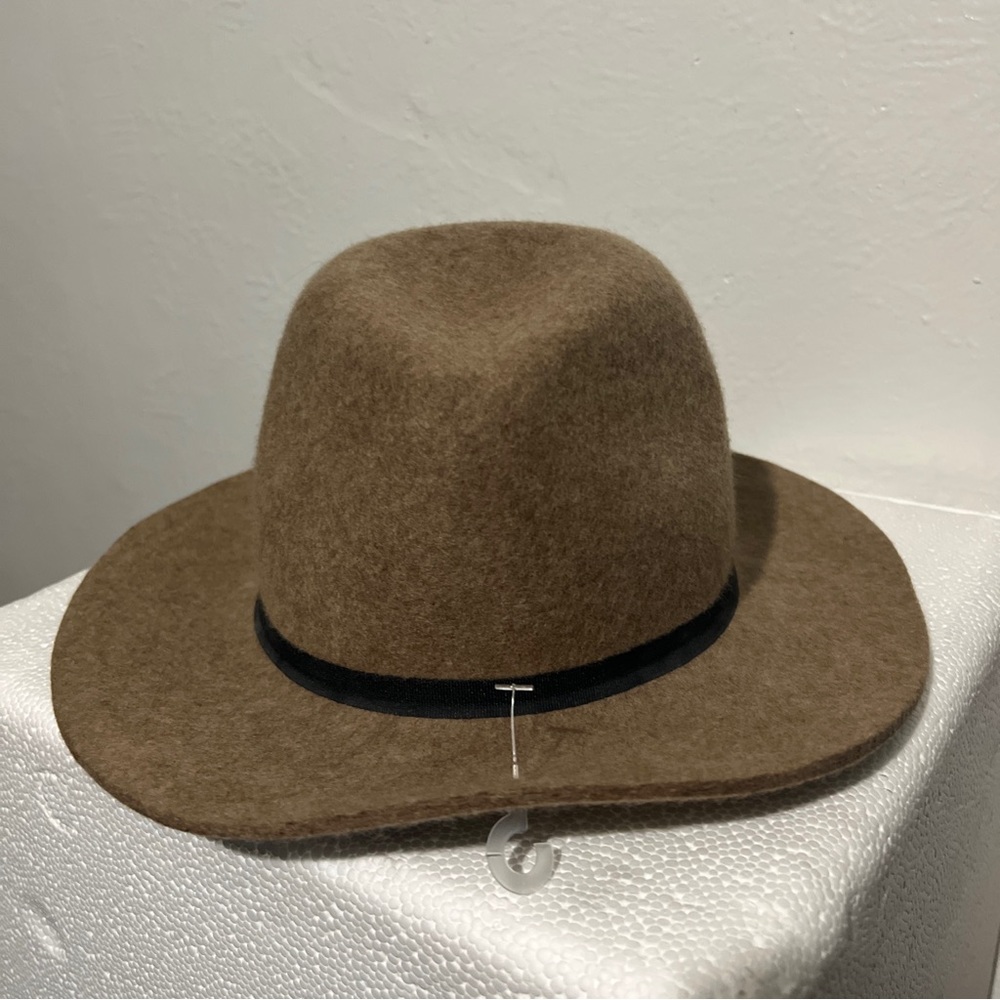 MOSSIMO Hat 100% Wool Medium Brim One Size Lightweight Unisex Brown - Picture 4 of 12